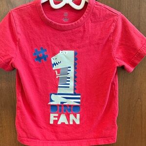 GAP Red Dino Graphic Kids T-Shirt